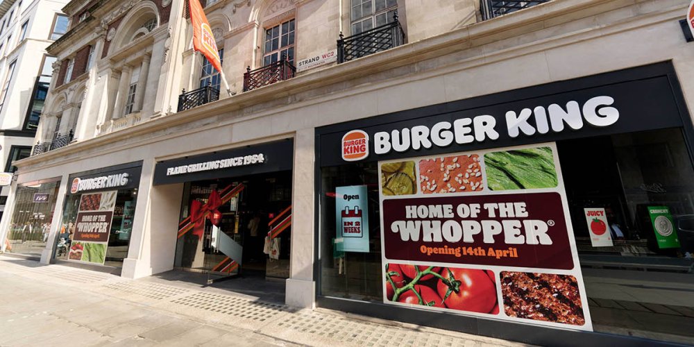 BURGER KING UK ANNOUNCES GRAND OPENING AT LONDON’S STRAND