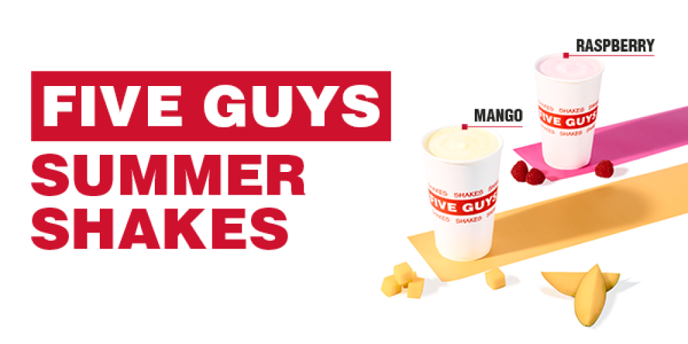 Five Guys introduces new summer shakes